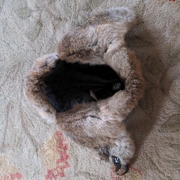 Norko Suede Rabbit Trim Trapper Cap - Picture 4 of 11